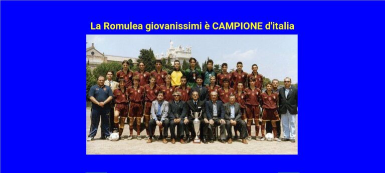 2001-02: Romulea giovanissimi