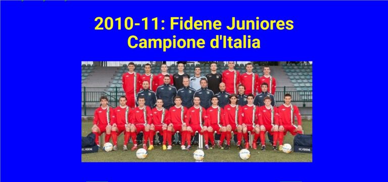 2010-11: Fidene Juniores