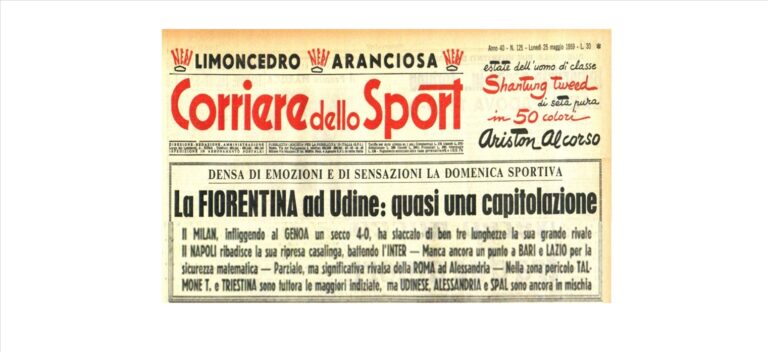 Il Corriere dello Sport del 1959