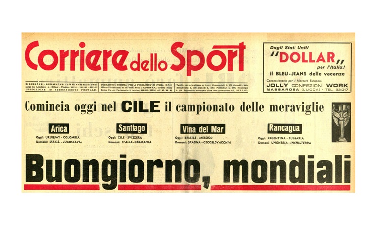 Il Corriere dello Sport 28 maggio 1962